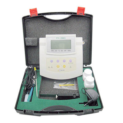 YIERYI PH-2603 6-in-1 Multifunktions-Benktop-PH-Meter mit einer pH-Genauigkeit von 0,01 für die Laborwasserqualitätsprüfung