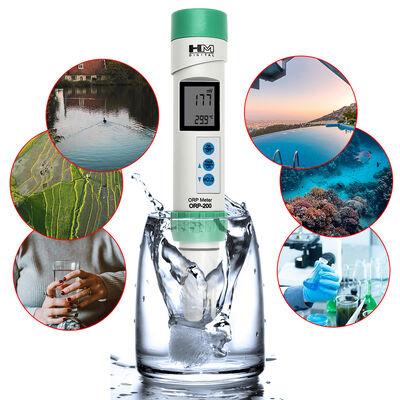 YIERYI Digital ORP Meter Waterproof ORP Tester with Digital Calibration and Detachable Platinum Electrodes for Water Quality Analysis