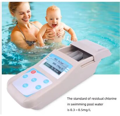 Tragbares Photometer für Restchlorid zur Wasserqualitätsprüfung mit einem Bereich von 0 - 5 mg/L