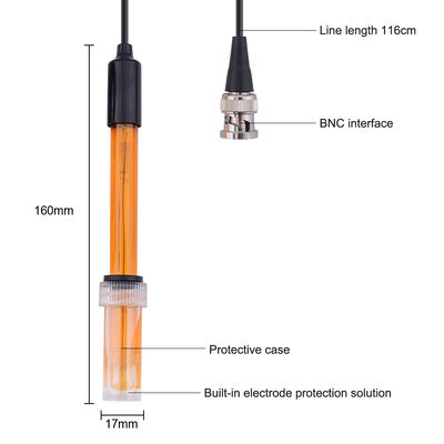 Platin-Nadel-ORP-Sonde mit BNC-Q9-Anschluss für 0 ~ + 1500mv-Bereich Oxidationsreduktionspotentialprüfung