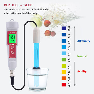 Professionelles Mini-Pen-Wasserqualitätsmesser PH-Meter mit wasserdichtem IP65-Automatikkalibrierung und austauschbarem Sensor-Sonde