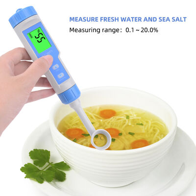 NEWEST Digital Waterproof Salinity Meter with High Accuracy and LCD Display for Kitchen Drinking Water and Food Processing