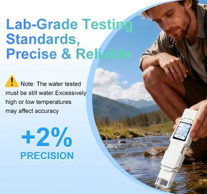 YIERYI 9-in-1 Smart WiFi Wasserqualitäts-Salztester TDS-Messgerät Digitaler App-Steuerungsanalysator für Hydrokultur-Aquarium-Pool-Trinken
