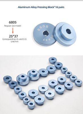Fahrradknotenlager Presswerkzeug-Kit Universalinstallations-Set für Knotenpunkt Unteren Halterung Aufhängung Drehlager Installationswerkzeug