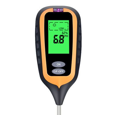 6-in-1-Boden-PH-Meter Garten-Boden-PH / Fruchtbarkeit / Feuchtigkeit / Licht / Luftfeuchtigkeit / Temperatur Mehrfunktions-Boden-Test-Tool