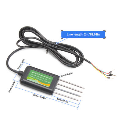 RS485 Boden-Multiparameter-Sensor 8-in-1 EC pH NPK Temp Feuchtigkeitsdetektion Landwirtschaft Gewächshausnutzung