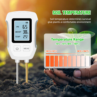 LCD-Display Hintergrundbeleuchtung 3 in 1 Gartenblumen Sensor Pflanzen Säure Feuchtigkeit Detektor PH Meter Bodenfeuchtigkeit Tester