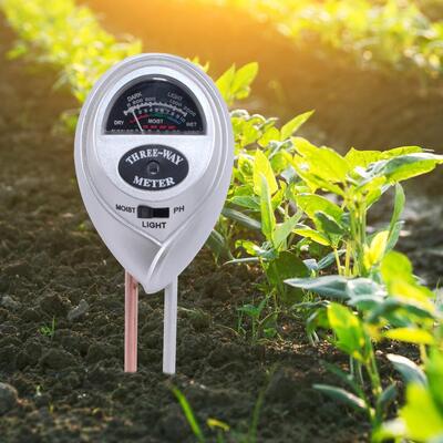 3 in 1 Boden PH Wasserfeuchtigkeit Meter Säure Feuchtigkeit Sonnenlicht Gartenpflanzen Blumen Feuchtigkeit Tester Instrument Werkzeug