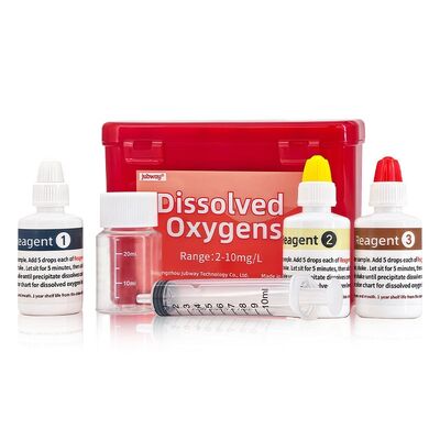 YIERYI Testkit für gelösten Sauerstoff 2–10 mg/l, 120 Tests für die Überwachung der industriellen Wasserqualität in der Aquakultur