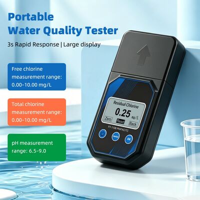 YIERYI Portable Photometric Accurate Water Quality Tester für pH Restchlor Gesamtchlor