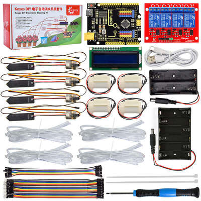 DIY Automatic Watering Kit Compatible with Arduino for Maker Competitions STEAM Education Mixly Programming Learning