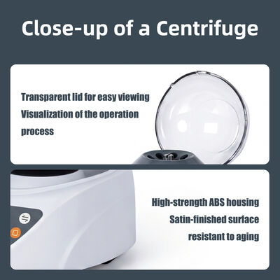 Mini Centrifuge, Laboratory Variable Speed Micro Centrifuge, Serum Separator for Veterinary  Pet Medical Use