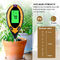 4 IN 1 Gewächshaus-Digital-Boden-Feuchtigkeitsprüfer mit Hygrometer-Zimmerpflanzehygrometer des LCD-Anzeigenbodens pH