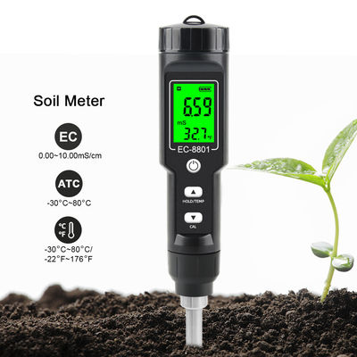 EG-8801 Bodenzähler Tragbares digitales Display für Gartenanpflanzung EG-Salzbodenmelder für die Pflanzung von Topfböden im Haushalt
