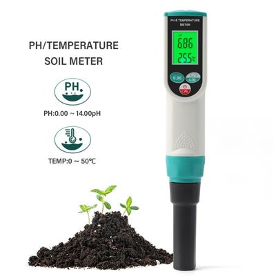 2-in-1 Boden-pH-Temperatur-Tester Hochpräzisionsmessgerät für die Gartenarbeit