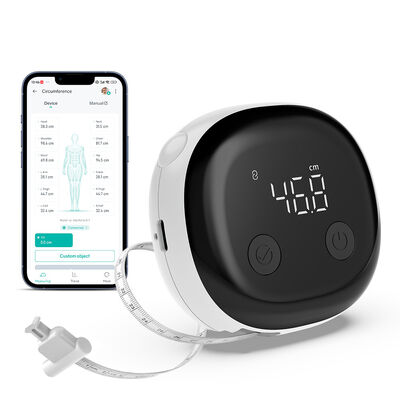 Smarte Bluetooth Körpermaßband mit ±0,2% Genauigkeit, wiederaufladbar Typ-C & LED-Anzeige für präzise Messungen