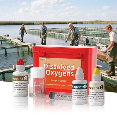 YIERYI Testkit für gelösten Sauerstoff 2–10 mg/l, 120 Tests für die Überwachung der industriellen Wasserqualität in der Aquakultur