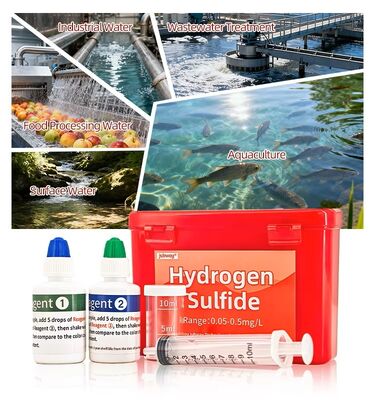 Wasserstoffsulfid-Test-Kit, Wasserqualitätsdetektionsreagenz-Kit
