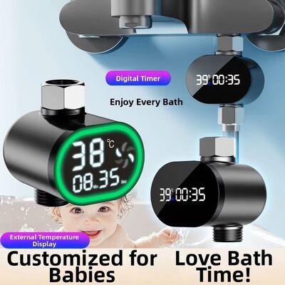 Hydro Power Babybadthermometer, Universal LED Digital Display Dusche Wassertemperaturmessgerät