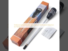 Professionelles Bodenprüfgerät - genaue pH- und Feuchtigkeitserkennung für Pflanzen